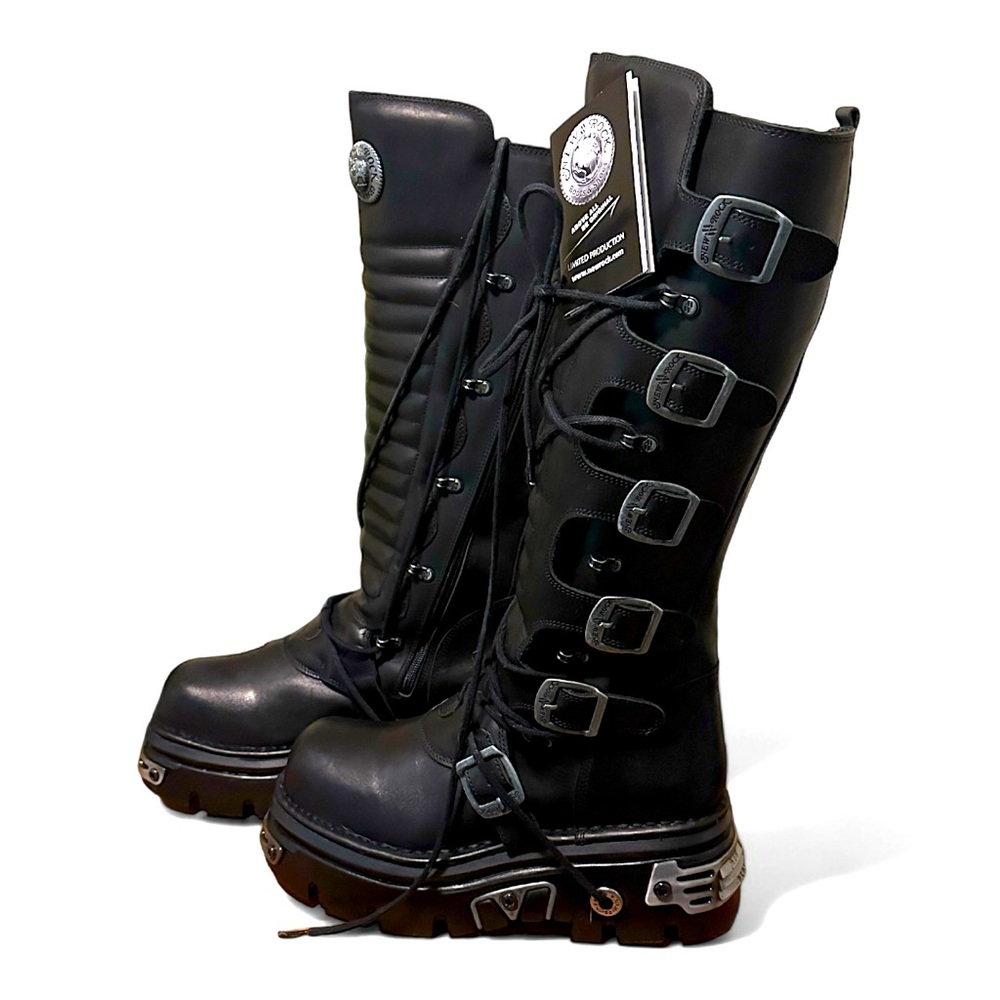 M-272-S1 Men’s New Rock Leather Military Boots Size 45